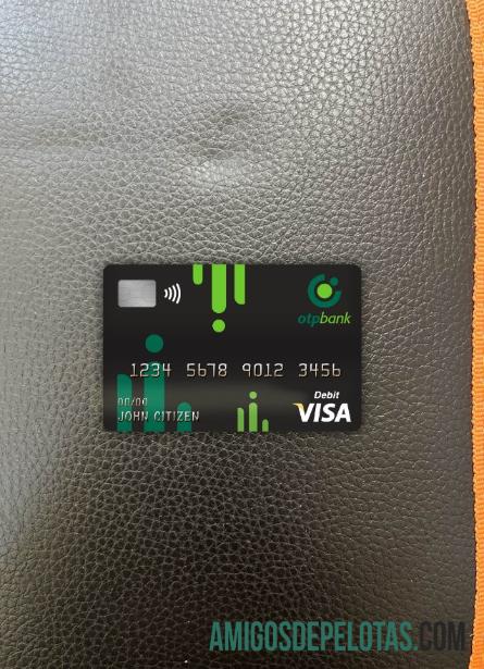 Croácia OTP Bank Visa Cartão de Débito Photolook Front modelo